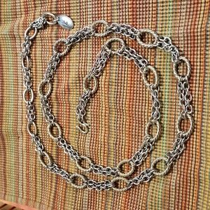 Liz Claiborne Silver Chain Belt